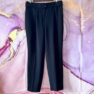 5/$30 Express Slacks Trousers Pants with Belt Black 8